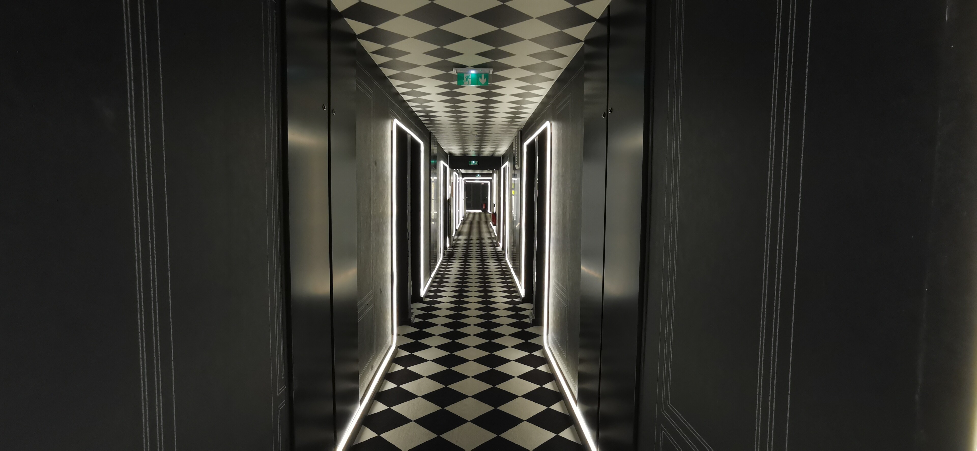 Couloir du Remix Hôtel, Paris, 2023