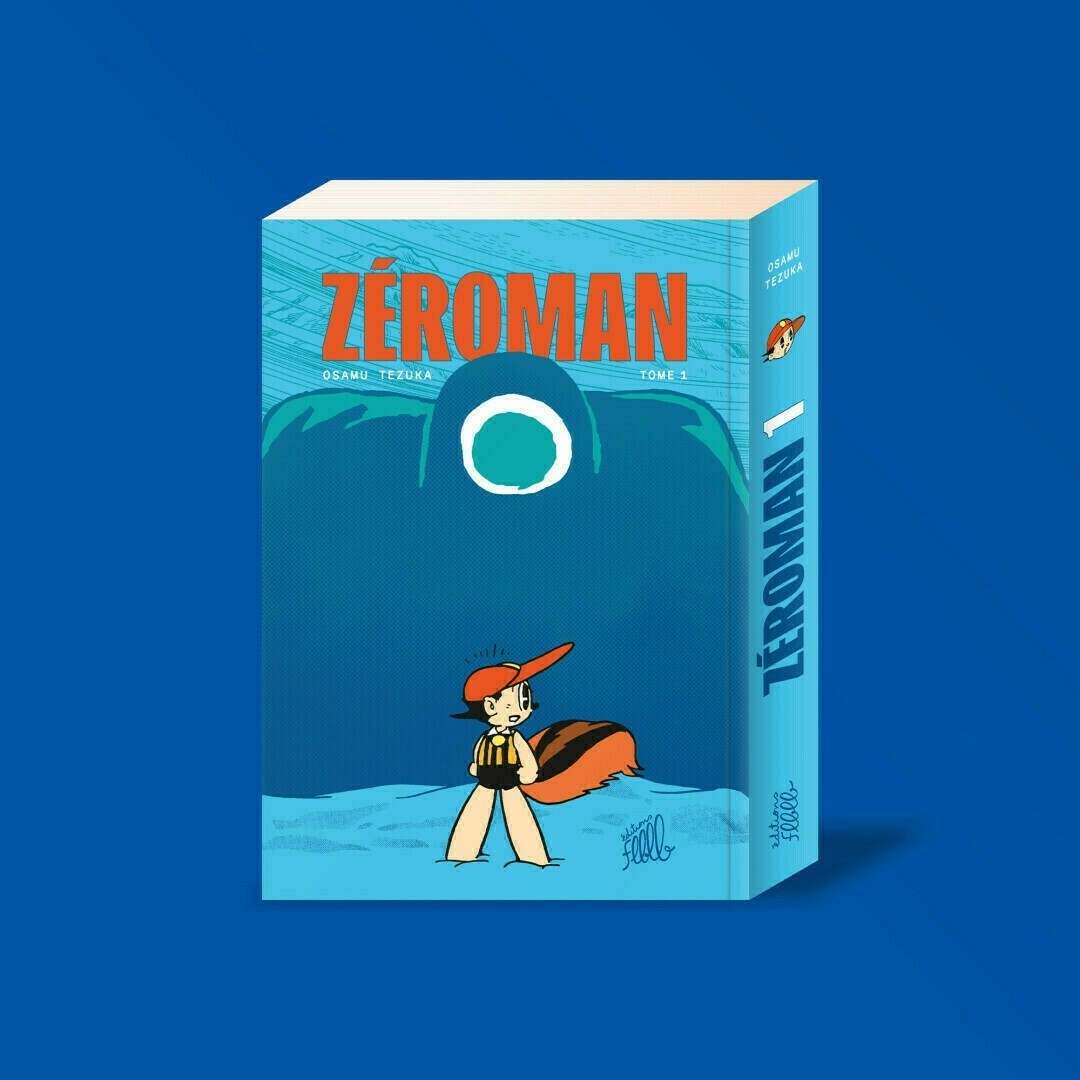 Première de couverture de «ZéroMan» tome 1, Osamu Tezuka, Éditions FLBLB