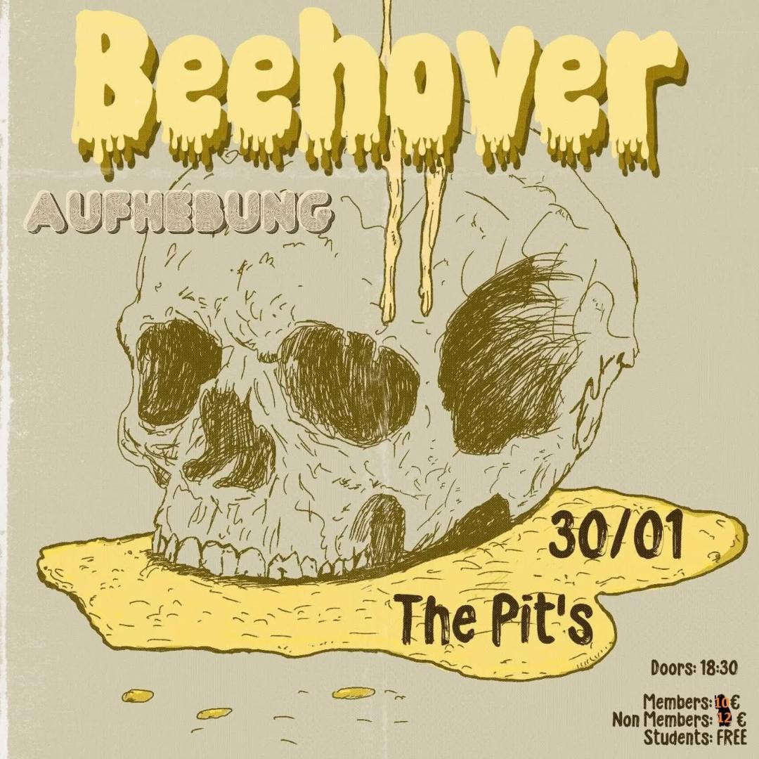 Beehoover (diy prog sludge) + Aufhebung (slow sludgy riffs) @ Pit’s, 30.01.2025