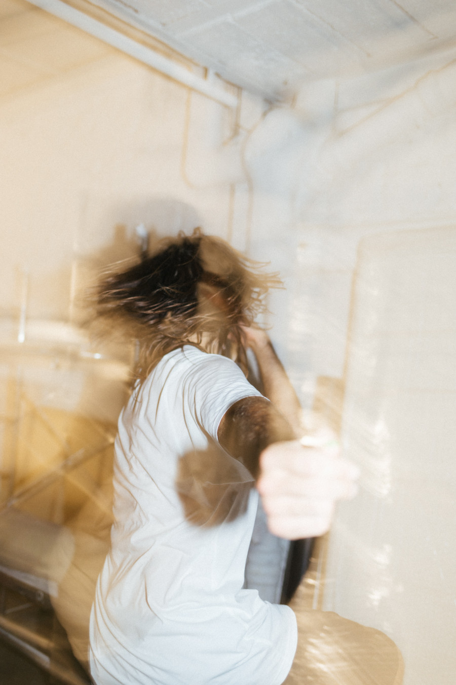 Photo mouvement flou énergie.